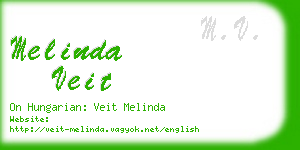 melinda veit business card